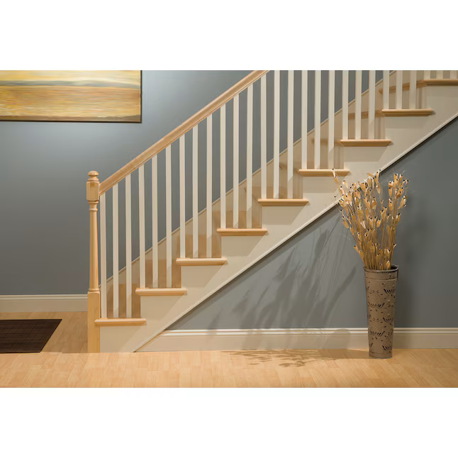 3.0-in x 47-in Unfinished Red oak Starting Stair Newel Post