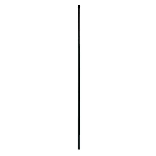 L.J. Smith Stair Systems 44-in x 0.5-in Matte Black Wrought Iron Pin Top Stair Baluster