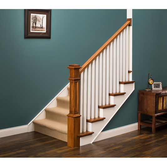 L.J. Smith Stair Systems 42-in x 1.25-in Primed Poplar Square Top Stair Baluster