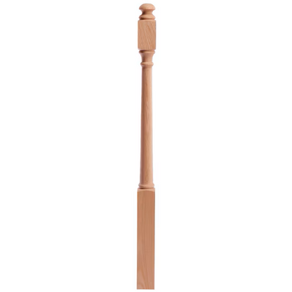 3.0-in x 47-in Unfinished Red oak Starting Stair Newel Post